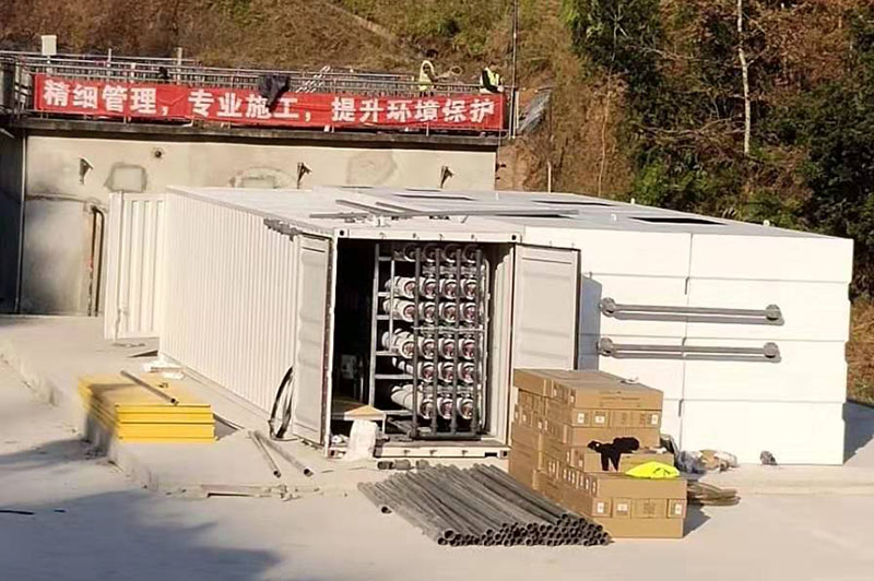 91看片免费渗滤液提标改造施工中
